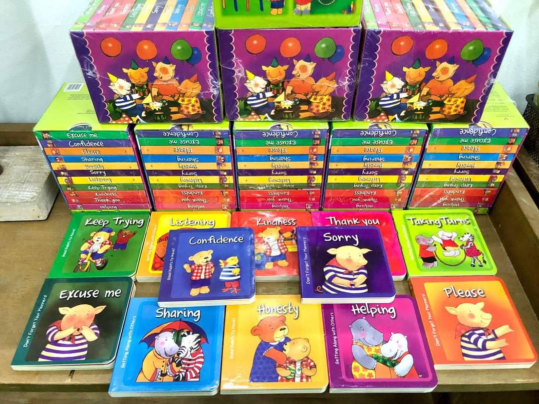 Good manners pocket size board books (12pcs set)