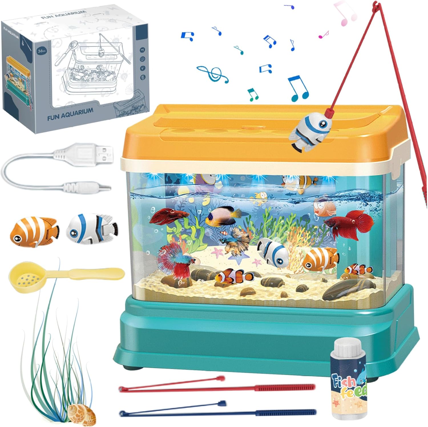 Aquarium Fish Tank Play set