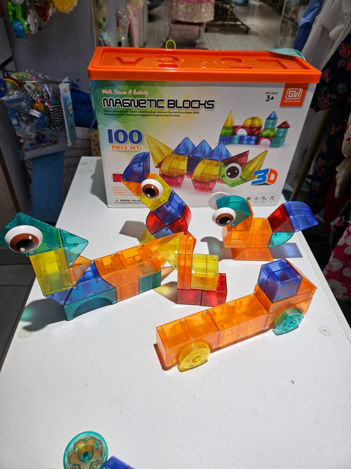100pcs Magnetic Building blocks