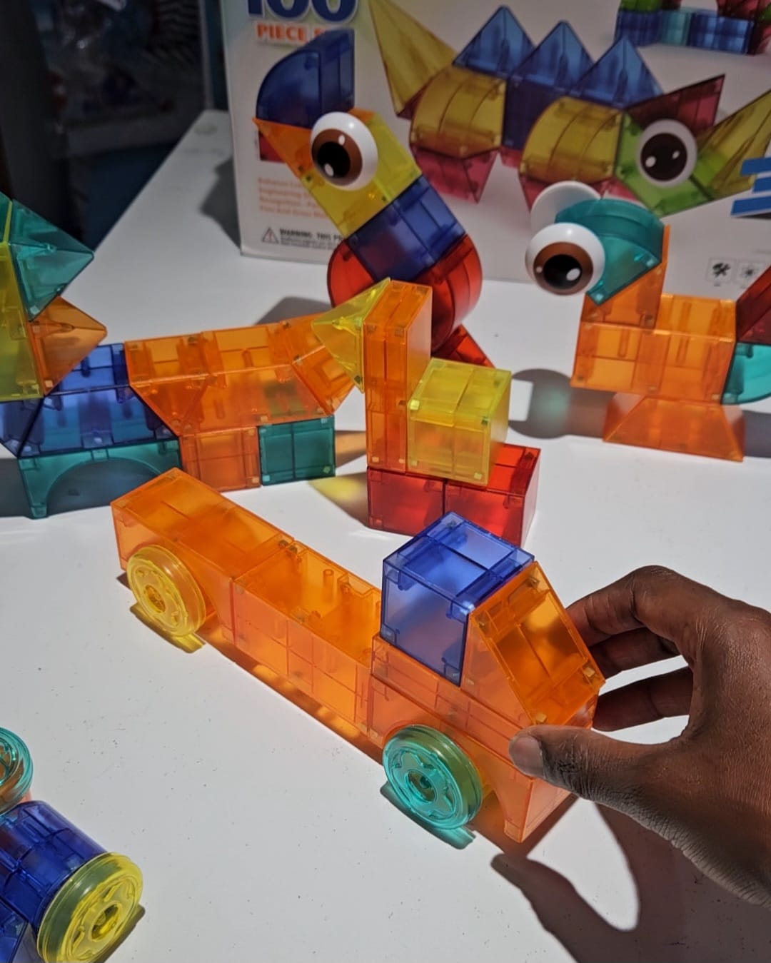 100pcs Magnetic Building blocks