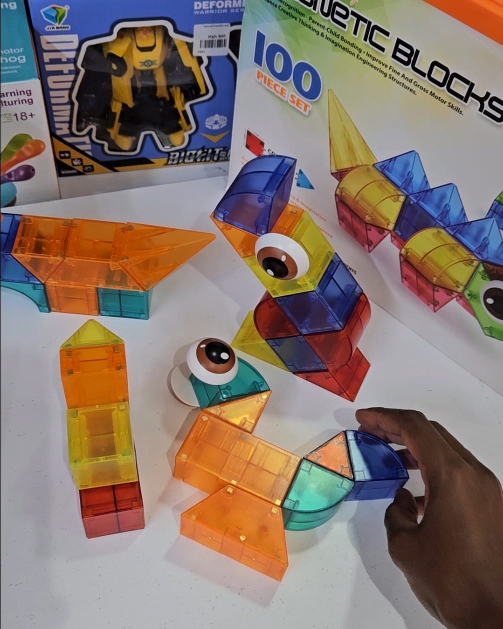 100pcs Magnetic Building blocks2