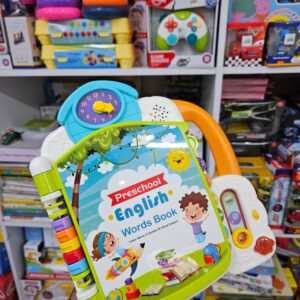 Preschool Touch & Teach Words Book Wamachuatoys