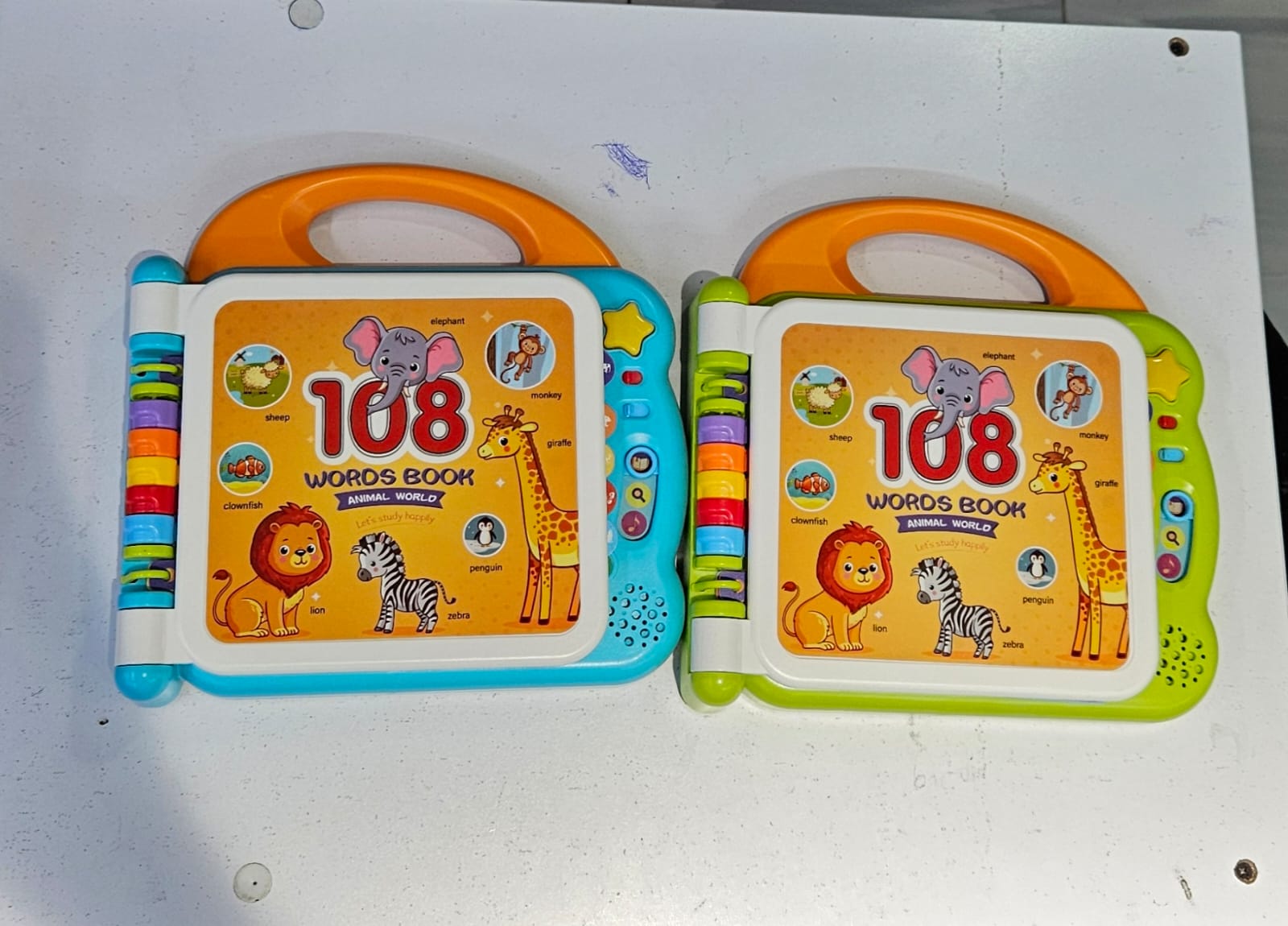 108 Touch and Teach Words Book Wamachuatoys