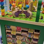 Wooden activity cube Wamachuatoys