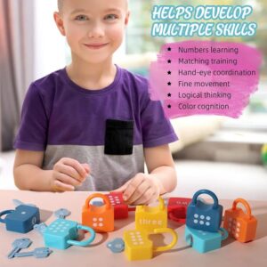 Number Learning Locks & Key Set