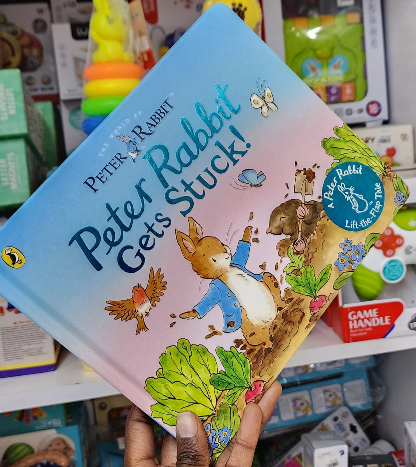 Peter the rabbit Gets Stuck Boardbook